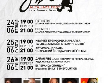 Alfa Jazz Fest 2016: програма та безкоштовні локації.