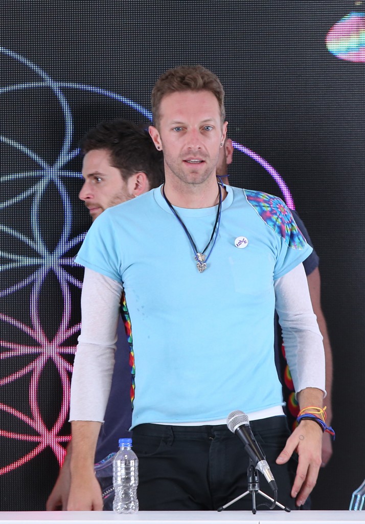 Coldplay 'A Head Full Of Dreams' tour press conference, Mexico City, Mexico - 15 Apr 2016
