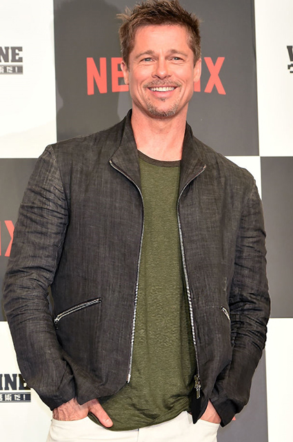TOKYO, JAPAN - MAY 22:  Brad Pitt attends the press conference for 'War Machine' at The Ritz-Carlton, Tokyo on May 22, 2017 in Tokyo, Japan.  (Photo by Jun Sato/WireImage)